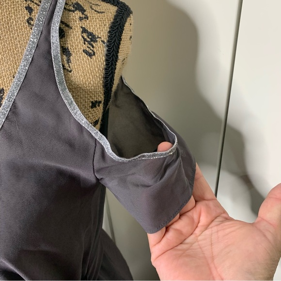 Double Zero Cold Shoulder High Low Dress - Picture 3 of 12